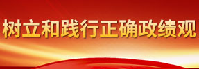 树立和践行正确政绩观